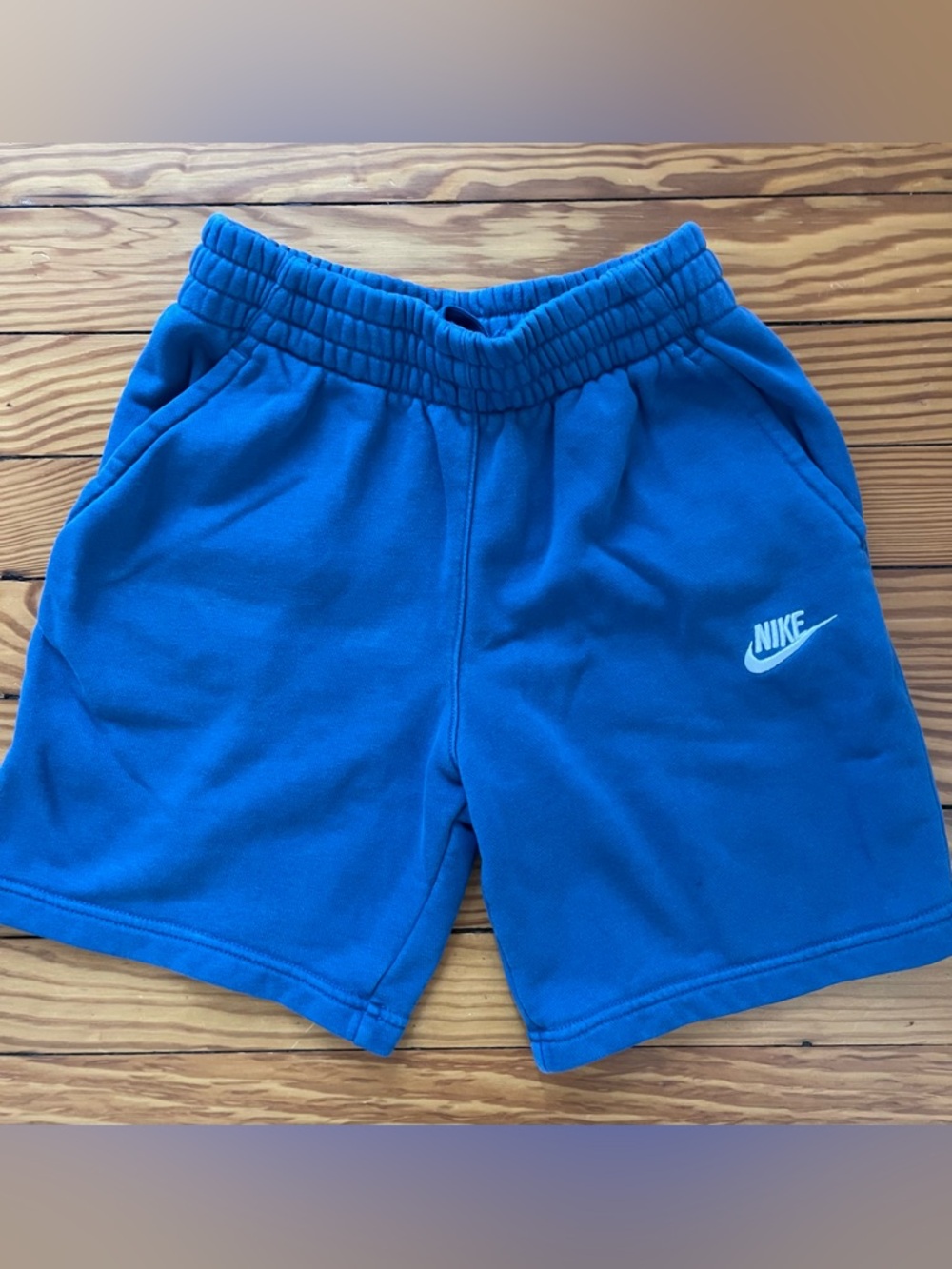 Nike Kids Blue Sportswear Club Fleece Shorts